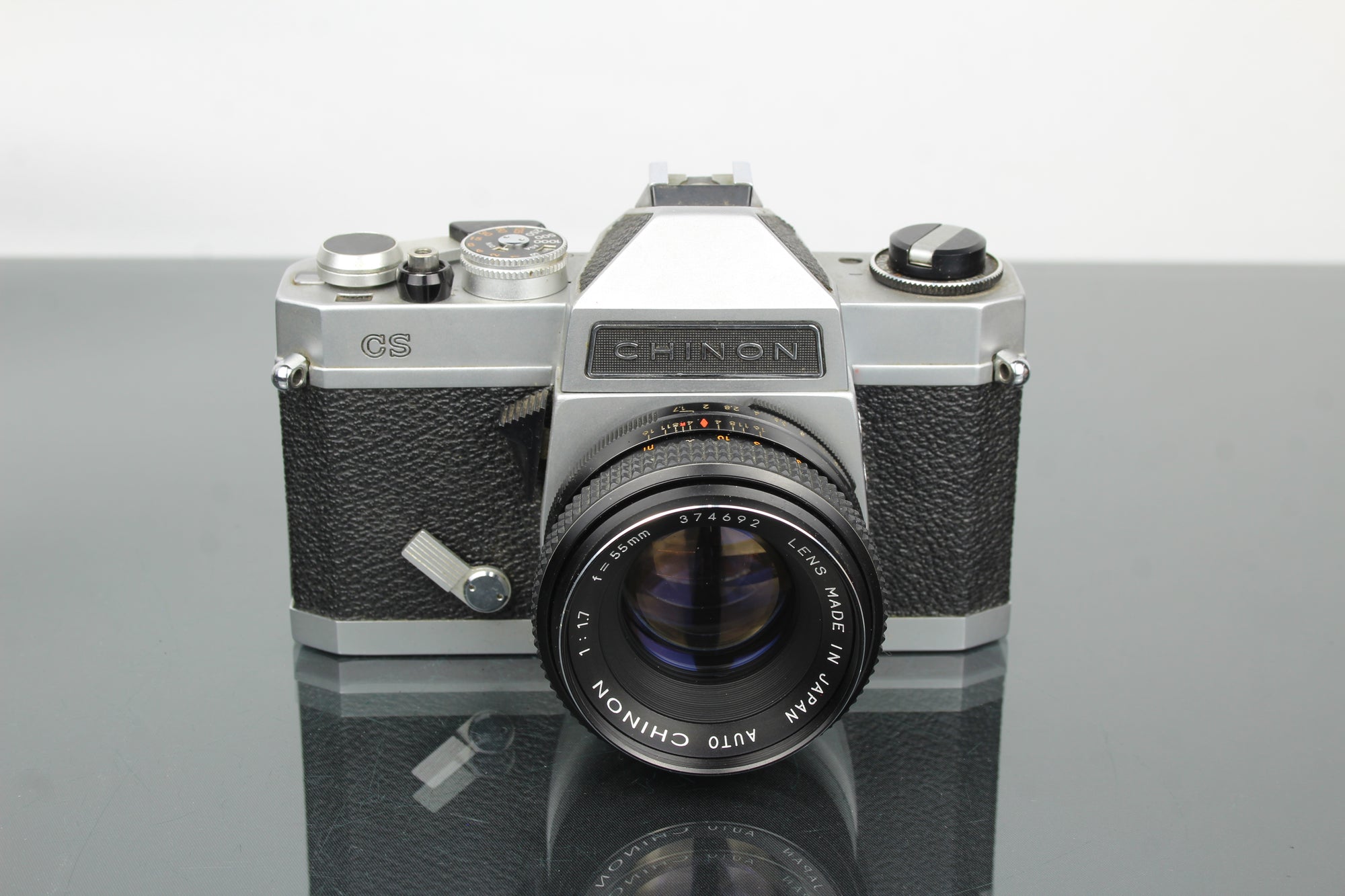 Chinon CS + 55mm 1.7 Chinon objektiv