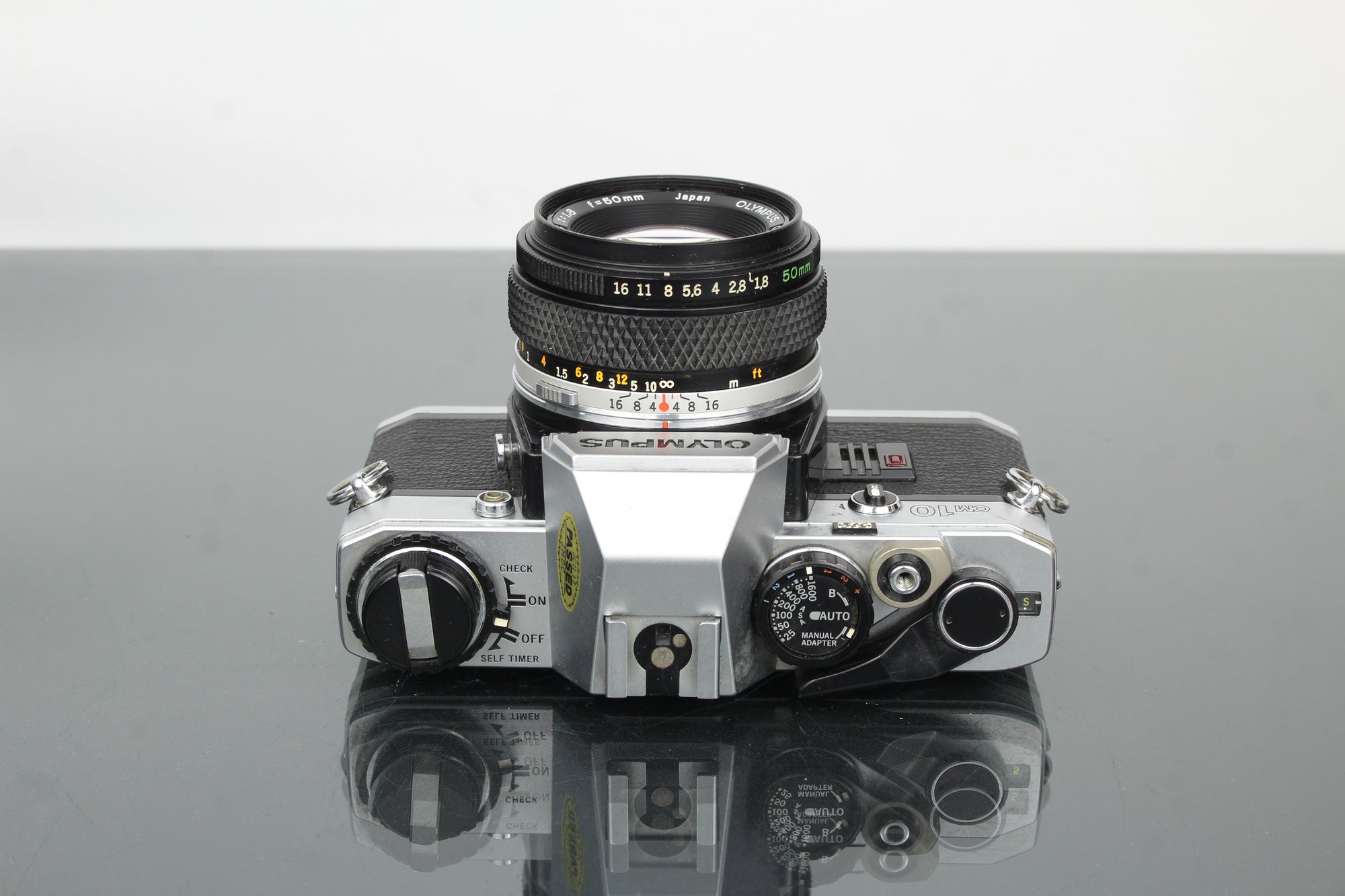 Olympus OM10 + Olympus 1:1.8 50mm objektiv