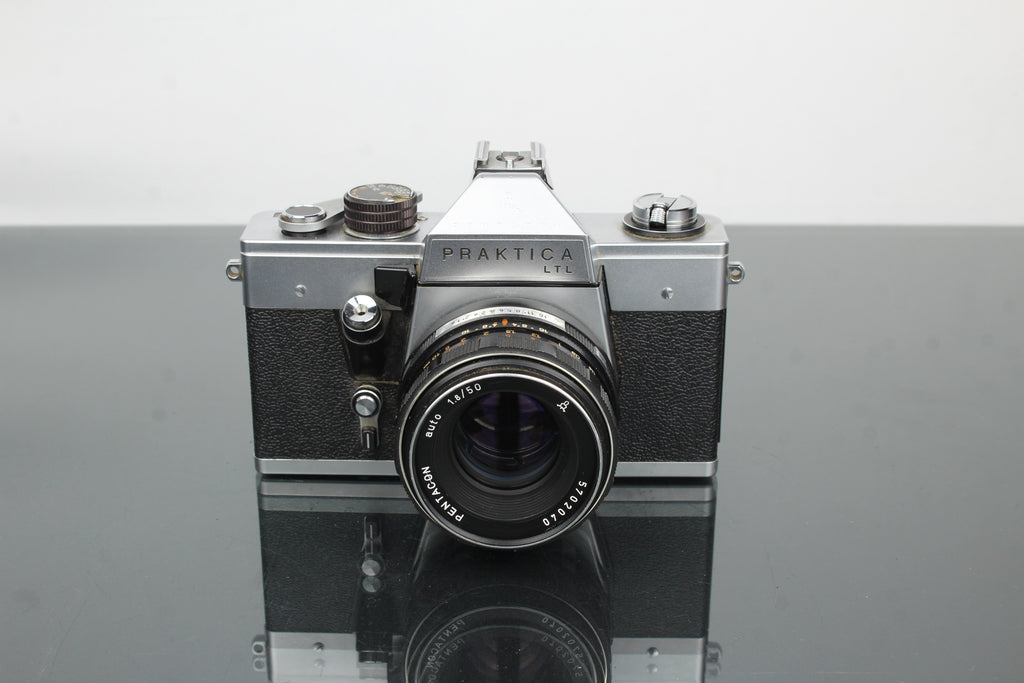 <tc>Praktica</tc> LTL + Pentacon 1.8/50 Linse