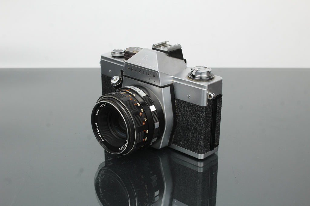 <tc>Praktica</tc> LTL + Pentacon 1.8/50 Linse