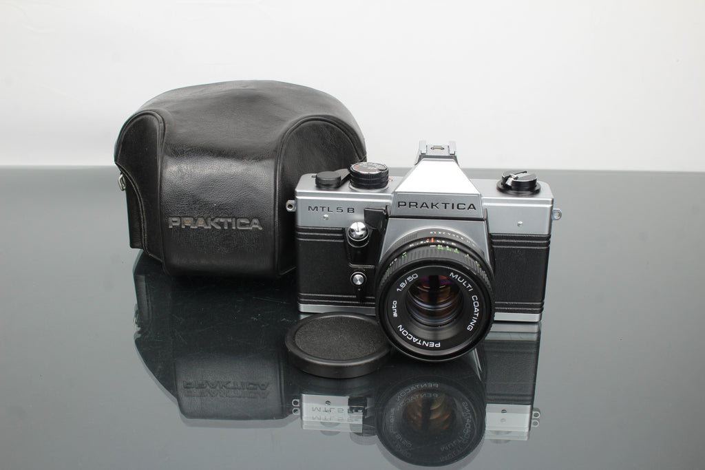 Praktika MLT 5 B + Pentacon auto 1.8/50 objektiv (M42 mount)