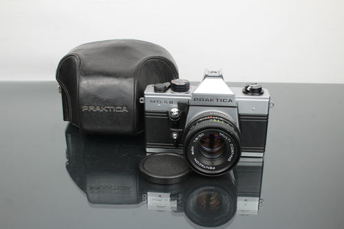 Praktika MLT 5 B + Pentacon auto 1.8/50 objektiv (M42 mount)