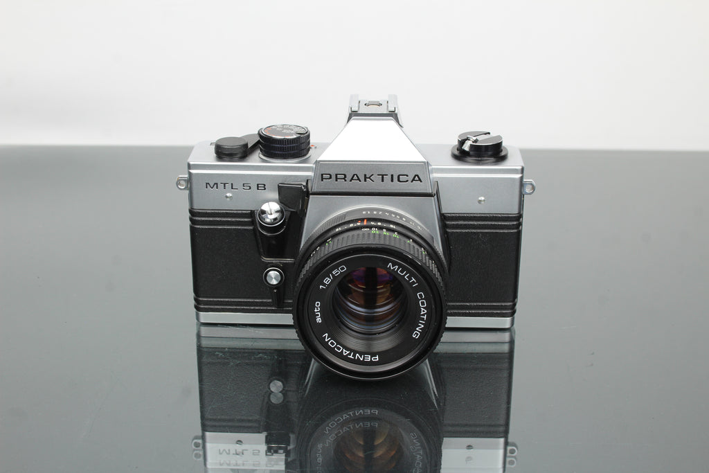 Praktika MLT 5 B + Pentacon auto 1.8/50 objektiv (M42 mount)