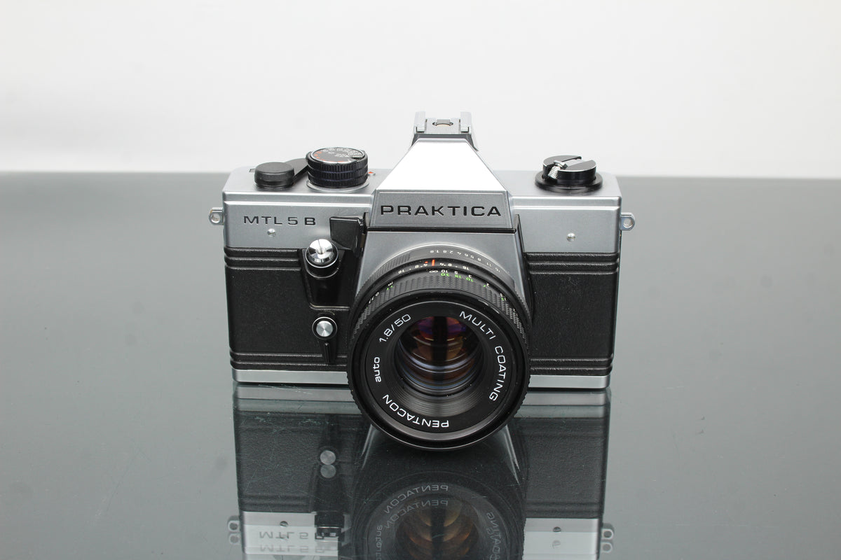 Praktika MLT 5 B + Pentacon auto 1.8/50 objektiv (M42 mount)