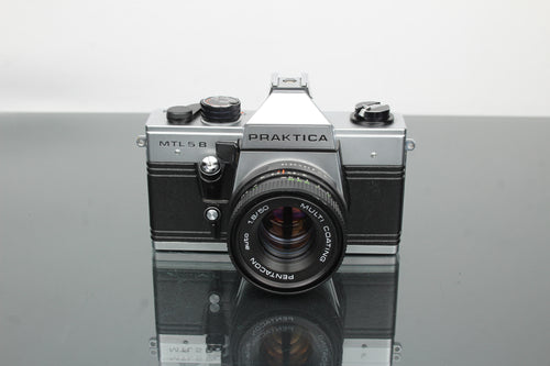 Praktika MLT 5 B + Pentacon auto 1.8/50 objektiv (M42 mount)