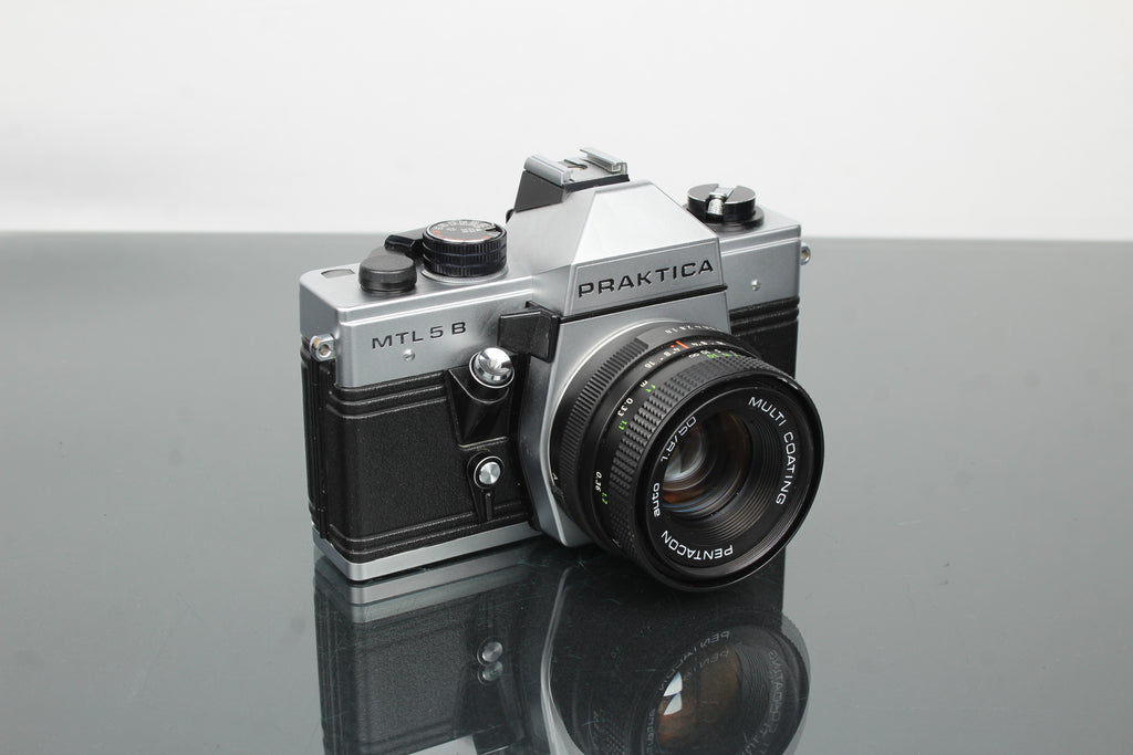 Praktika MLT 5 B + Pentacon auto 1.8/50 objektiv (M42 mount)