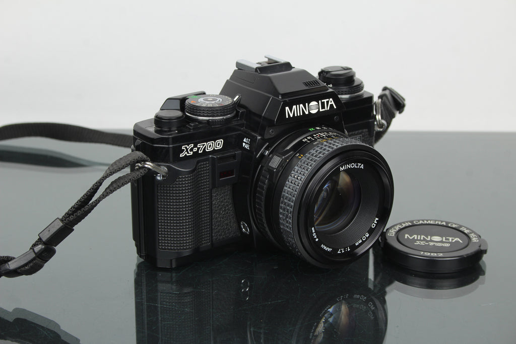 Minolta X-700 + MD 50mm 1:1.7 objektiv