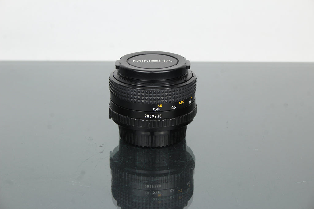 Minolta MD 50mm 1:2 49mm lens (MD mount)
