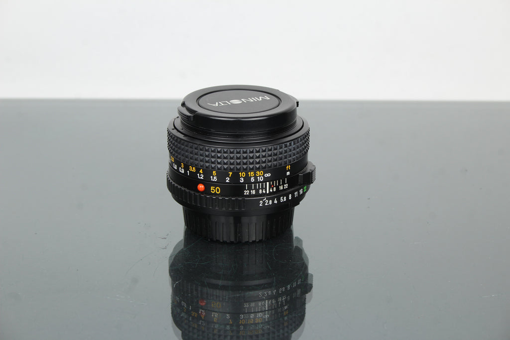 Minolta MD 50mm 1:2 49mm lens (MD mount)
