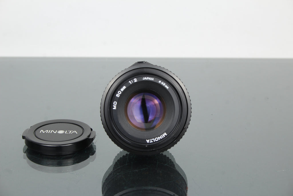 Minolta MD 50mm 1:2 49mm lens (MD mount)