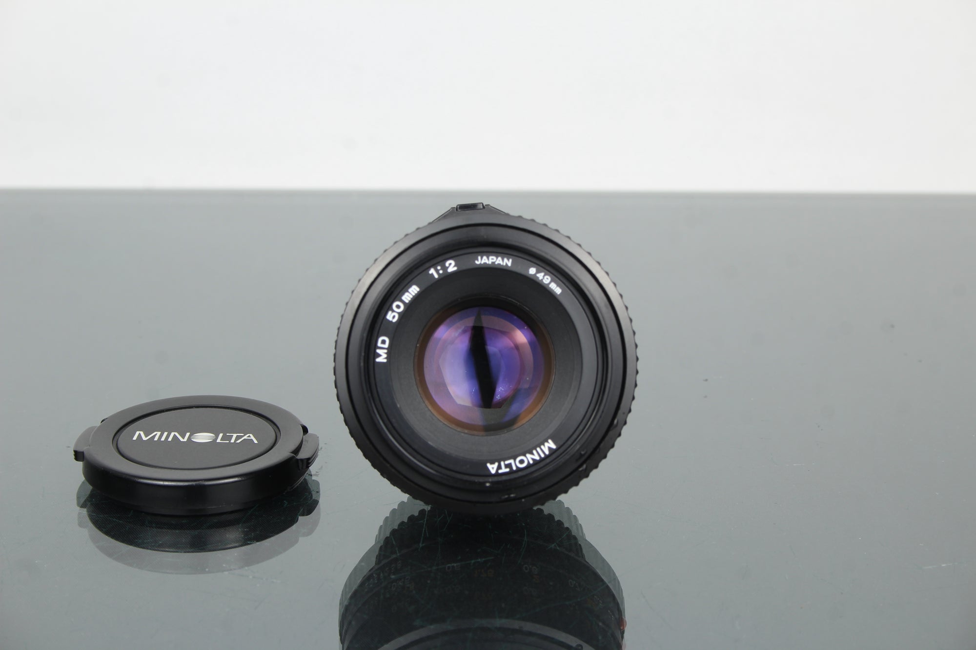 Minolta MD 50mm 1:2 49mm lens (MD mount)