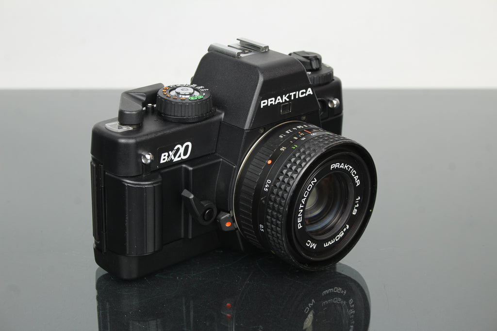 Practica BX20 + Pentacon <tc>Praktica</tc> 50mm 1.8 objektiv