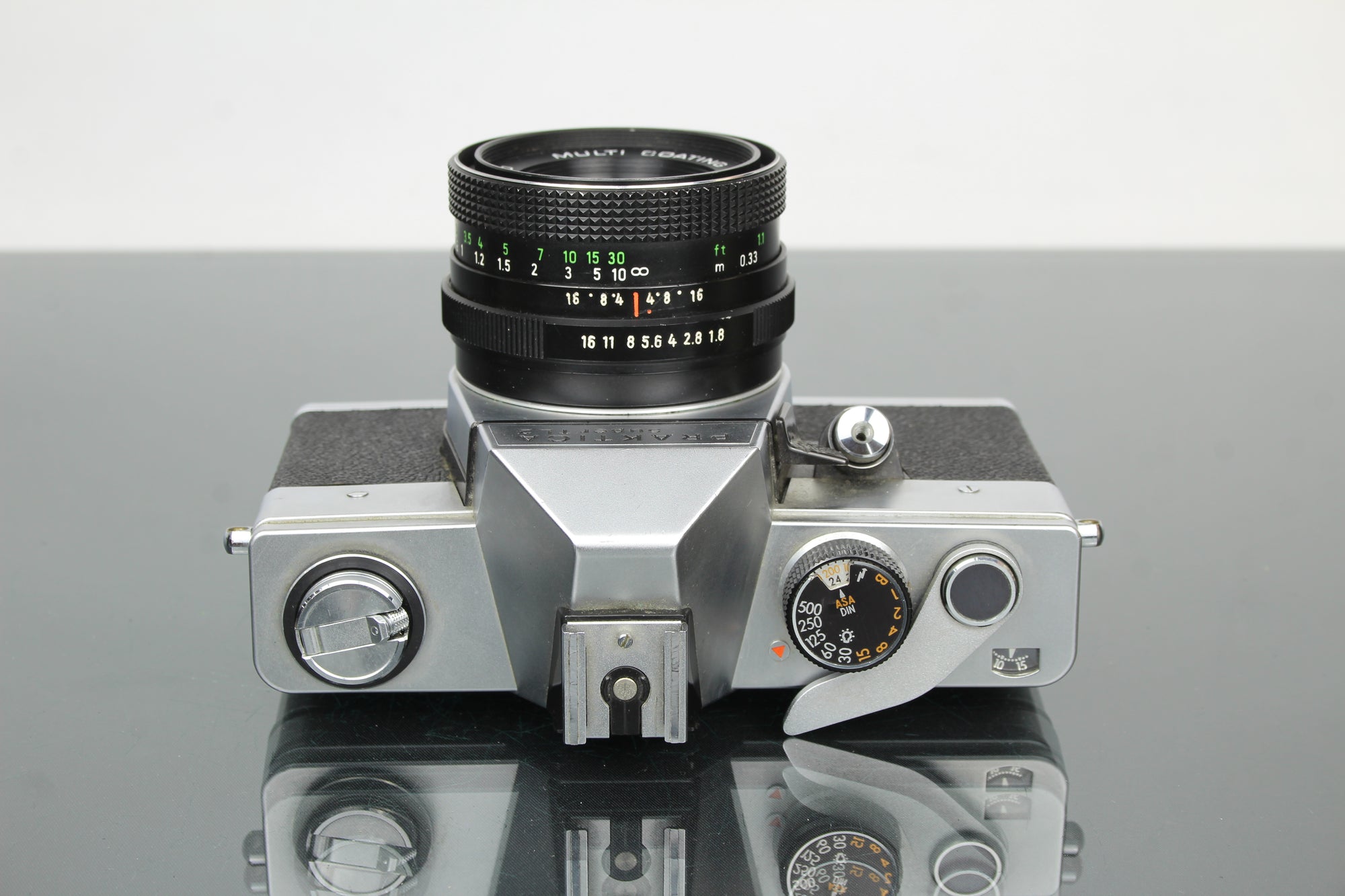 <tc>Praktica</tc> super TL2 + Pentacon elektrisk 50mm 1.8 M42 objektiv