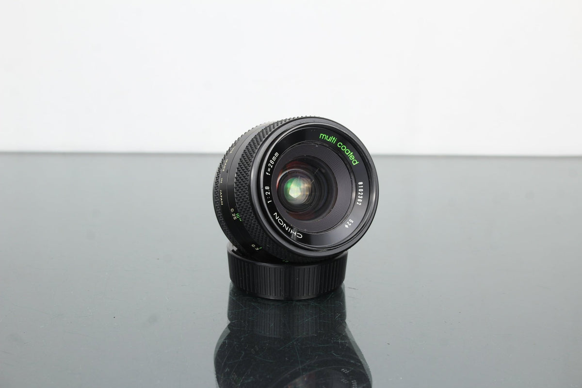 Chinon 1:2.8 28mm - Olympus OM - Dutch|Thrift