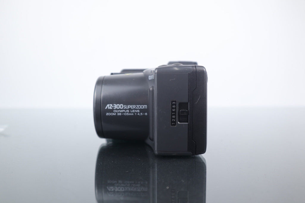 📷 Olympus AZ - 300 Superzoom | 35mm Point & Shoot Film Camera | Black - Dutch|Thrift